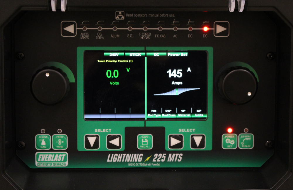 Lightning MTS 225 with TIG Package