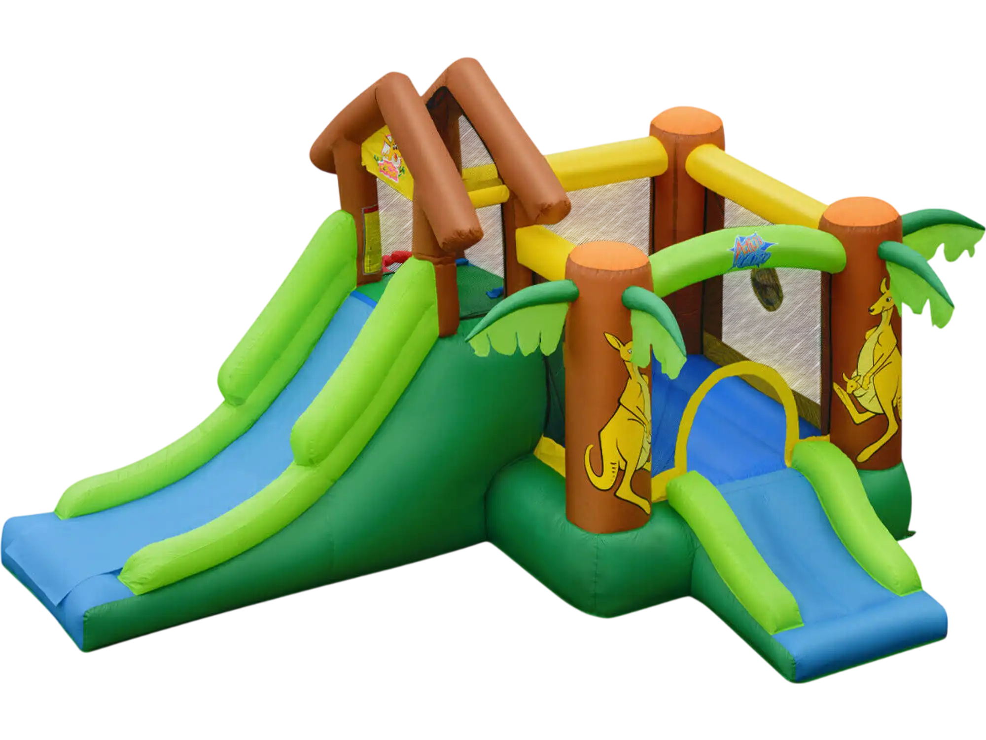 Costway Kids Inflatable Jungle Bounce House Castle 43791625 New