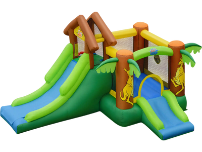 Costway Kids Inflatable Jungle Bounce House Castle 43791625 New