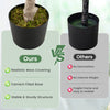 Faux wedding flower plant with pink PEVA leaves, cement-filled base, and realistic moss for elegant indoor decor.