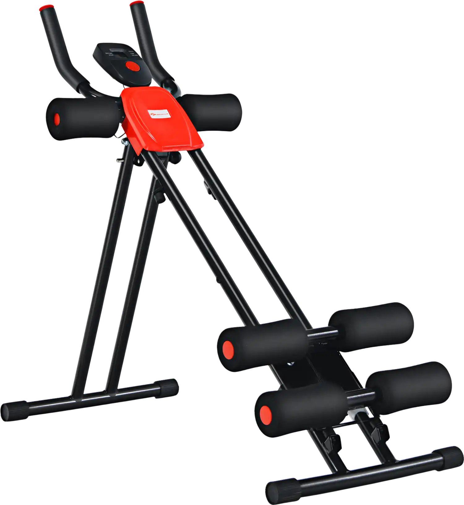 Costway Foldable Adjustable Core Abdominal Trainer LCD Display 39168025 New