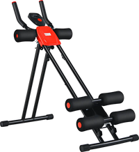 Foldable Adjustable Core Abdominal Trainer with 3 Adjustable Resistance and LCD Display