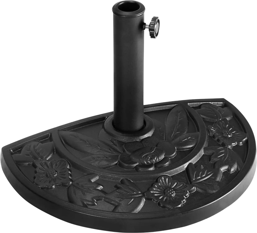 20 inch Outdoor Patio Half Round Umbrella Base