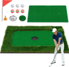 Floating Golf Green for Pool with 6 Golf Balls and Golf Flag