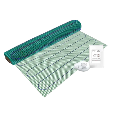WarmlyYours TRT120-KIT-OT-3.0x08 Floor Heating Kit Tempzone Flex Roll Plus Touch Screen Thermostat 120V New
