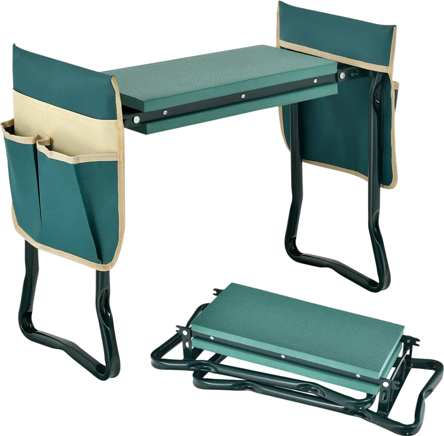 Costway Folding Garden Kneeler Seat Bench 01798645 New