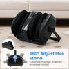 Foot and calf massager with a 360° adjustable stand, featuring heat and 5 compression intensities for pain relief.