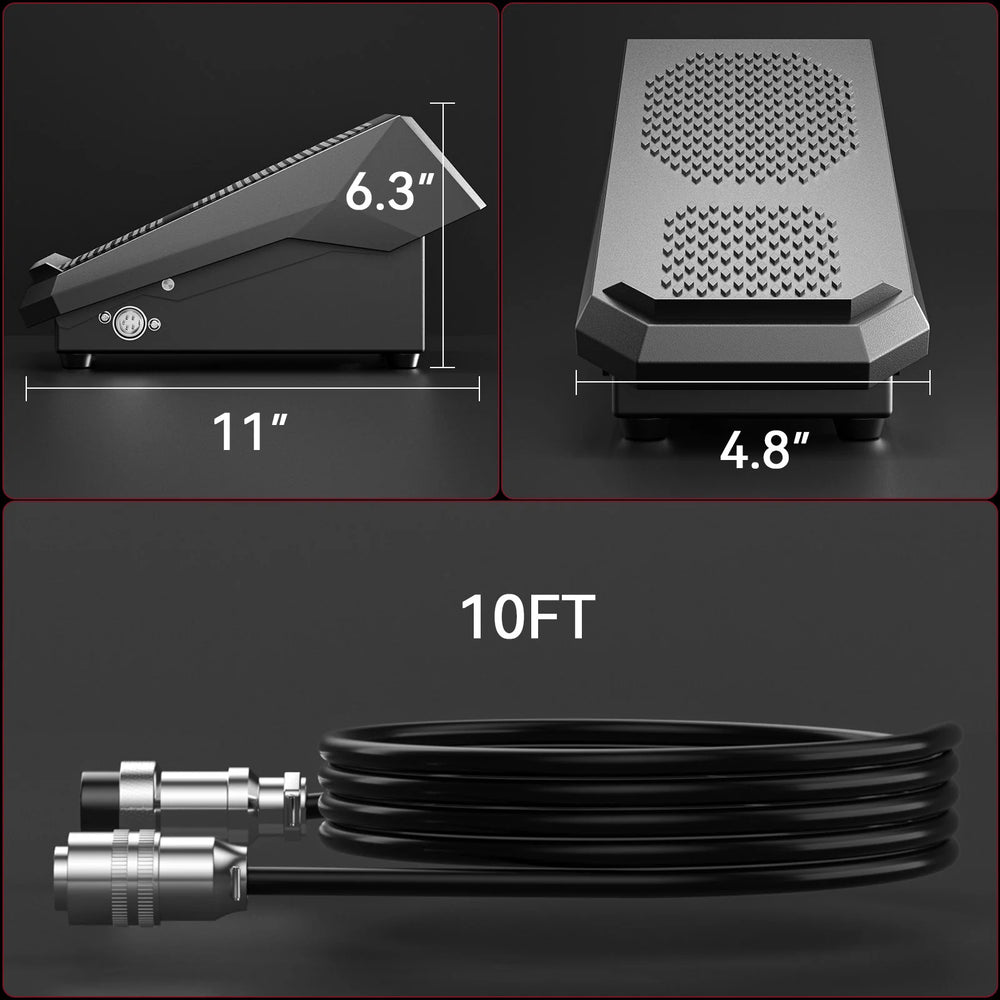 Arccaptain TIG Welder Foot Pedal Remote Amp Control with 10 ft. Cable New