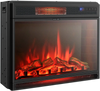 28 Inch Electric Freestanding and Recessed Fireplace with Remote