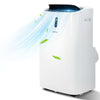 12000 BTU portable air conditioner in white with smart control, 3 speed settings, and 70° oscillation for effective.