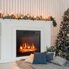 18 Inch Electric Fireplace Inserted with Adjustable LED Flame - Gallery View 1 of 10