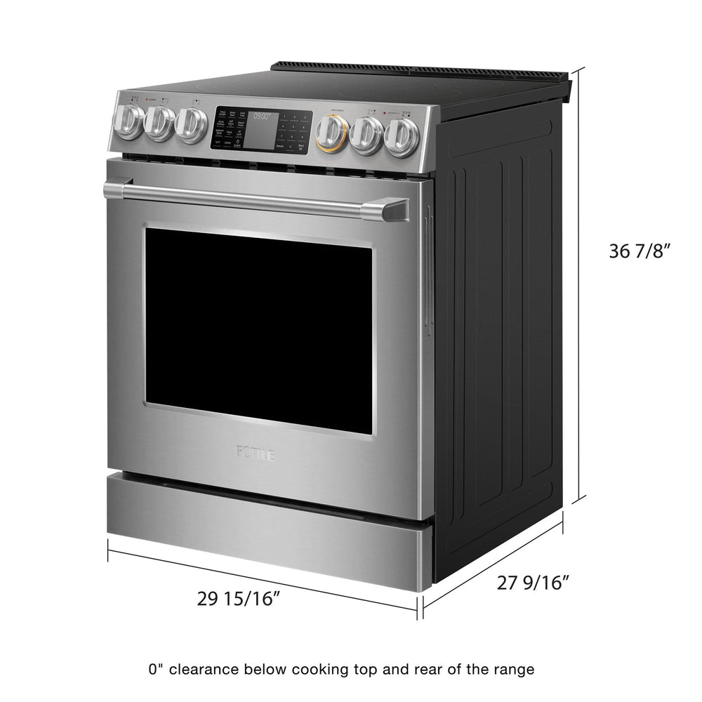 FOTILE FreshBake 30-inch electric range RES30552, view 2