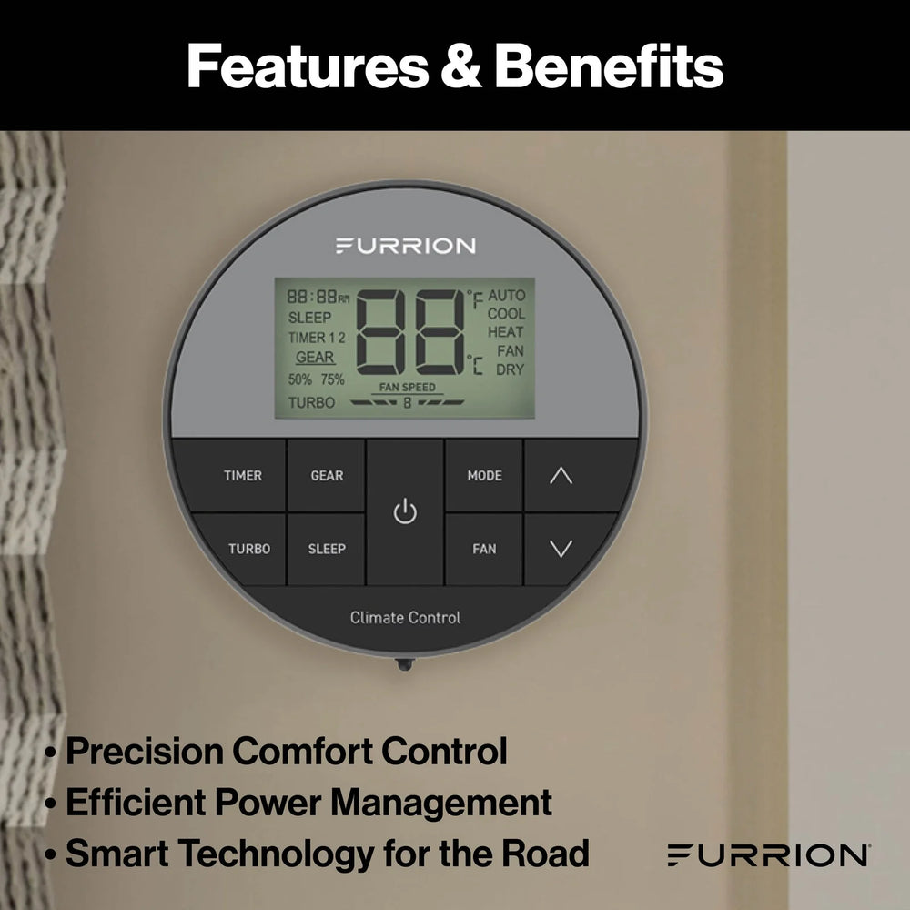 Furrion Wall Thermostat Single Zone Variable Speed for Chill Cube 18K Ducted New