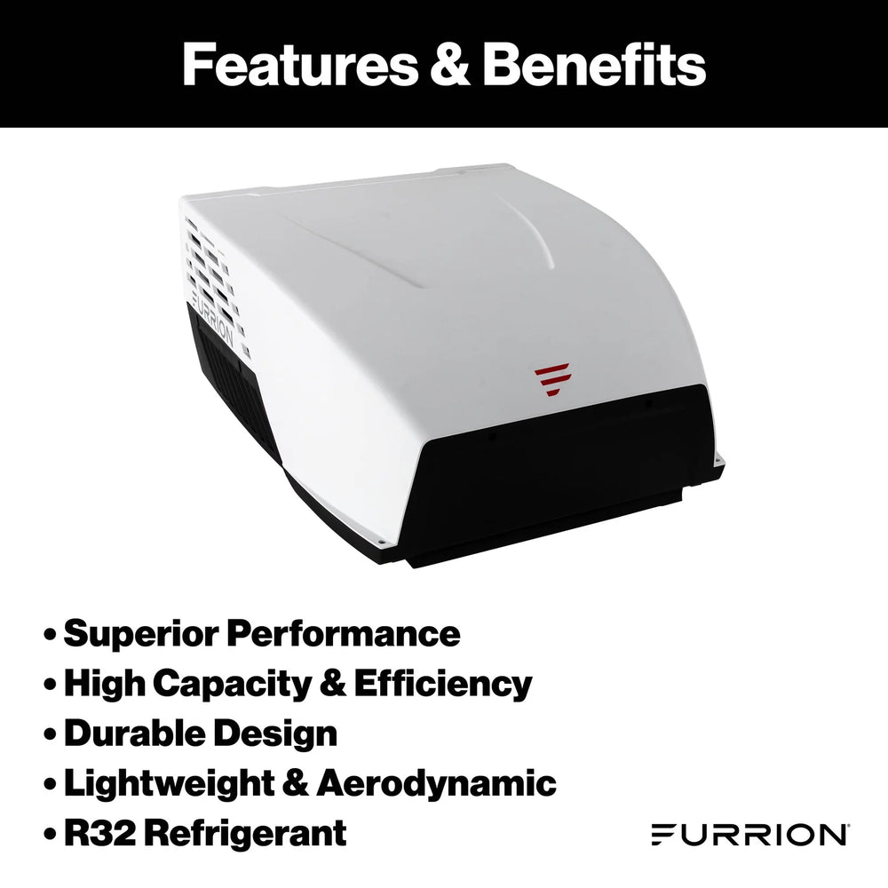 Furrion Chill HE RV Air Conditioner 13,500 BTU Dual Fan Roof Mount R32 New