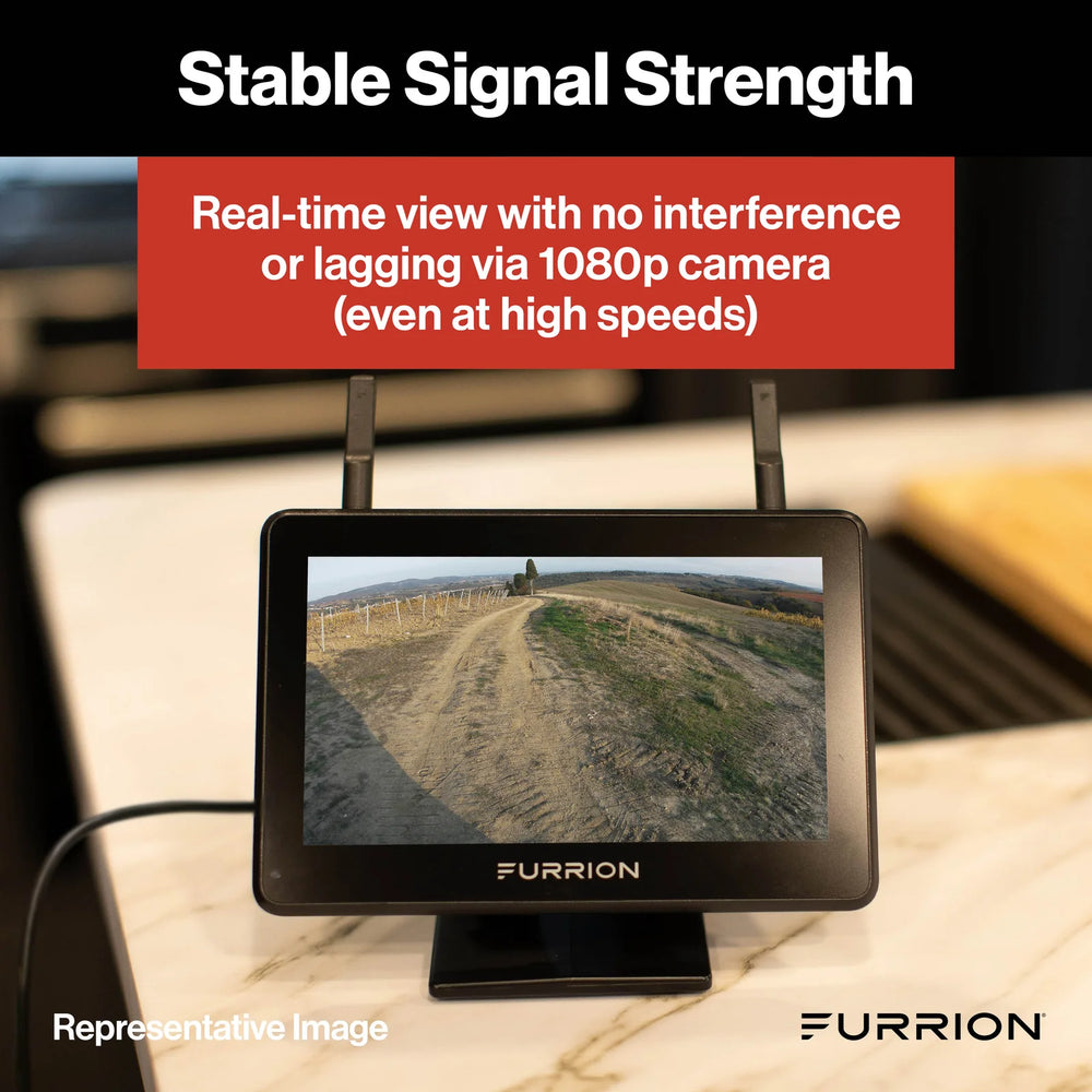 Furrion Vision S+ RV Observation System with Sharkfin Camera 7" Monitor New