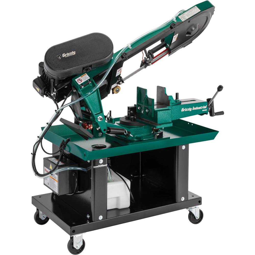 Grizzly G0420 Metal Bandsaw 7" x 12" Horizontal Miter-Cutting New