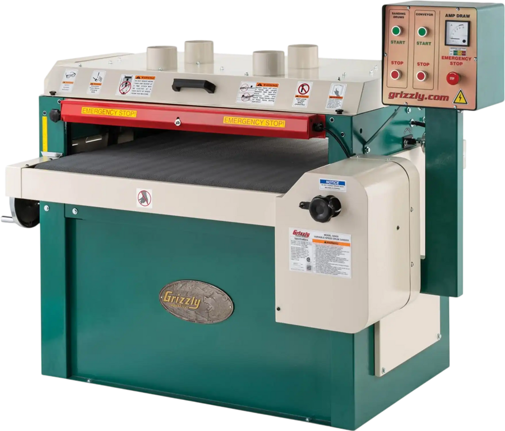Grizzly G0450 - 37" 15 HP 3-Phase Drum Sander