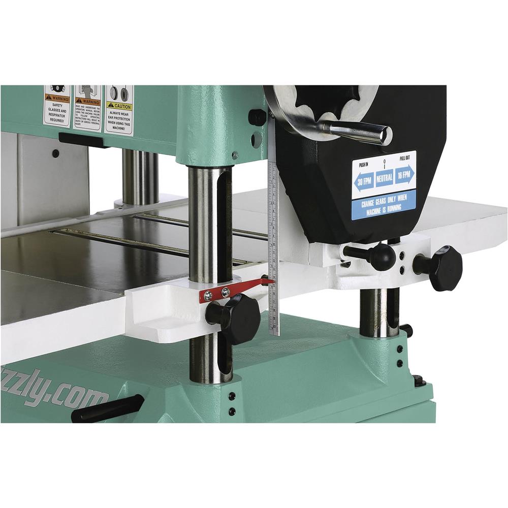Grizzly G0453Z Planer 15" 3 HP with Spiral Cutterhead New