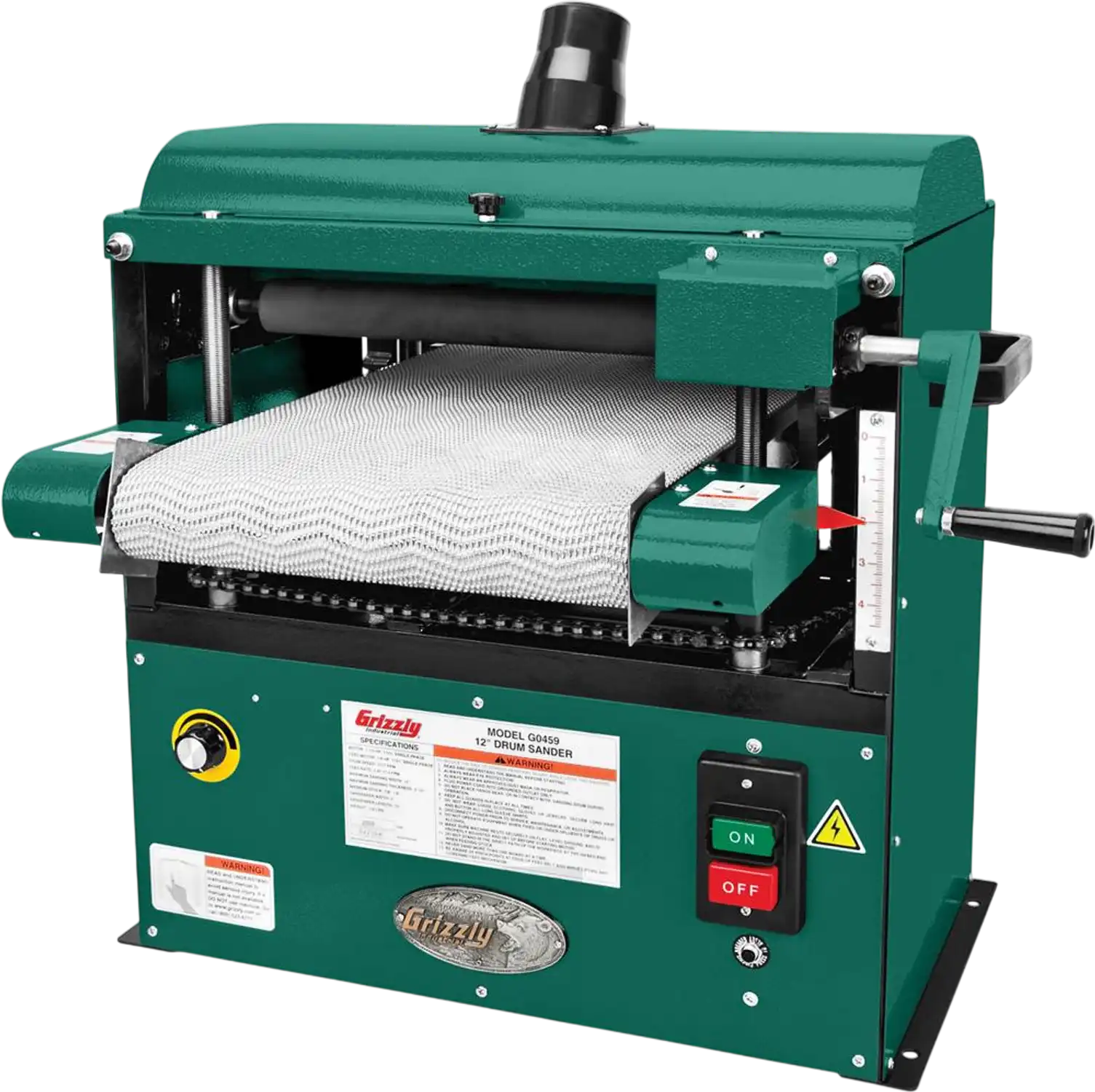 Grizzly G0459 Drum Sander 12