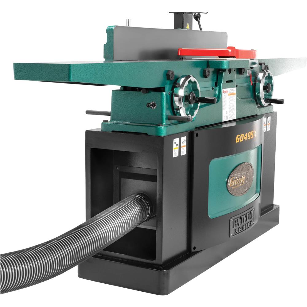 Grizzly G0495X Jointer 8" x 83" Helical Cutterhead with Digital Height Readout New