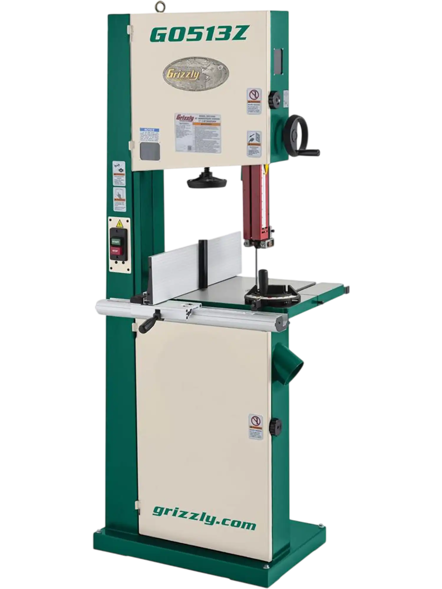 Grizzly G0513Z Vertical Wood Bandsaw 17