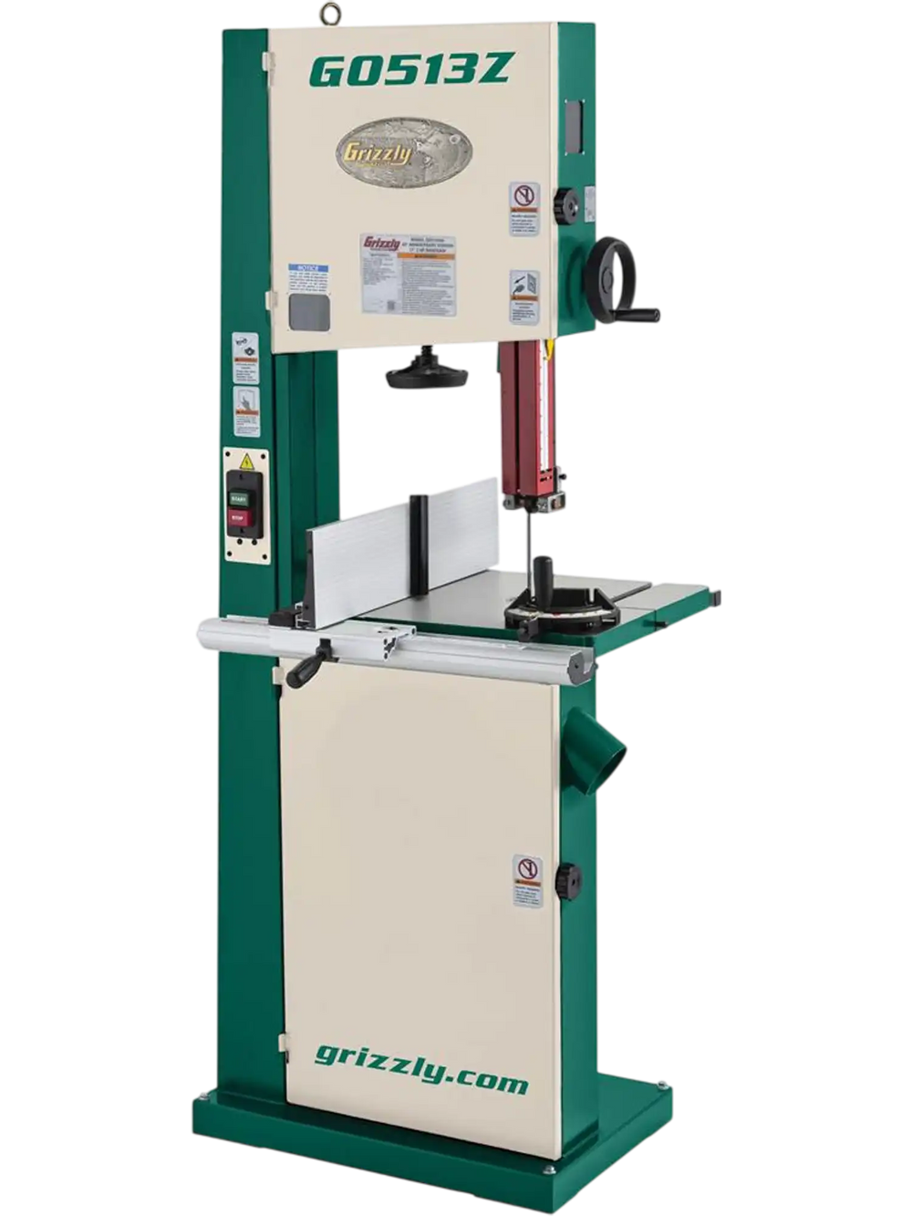 Grizzly G0513Z - 17" 2 HP Bandsaw w/ Resaw Fence & Bar
