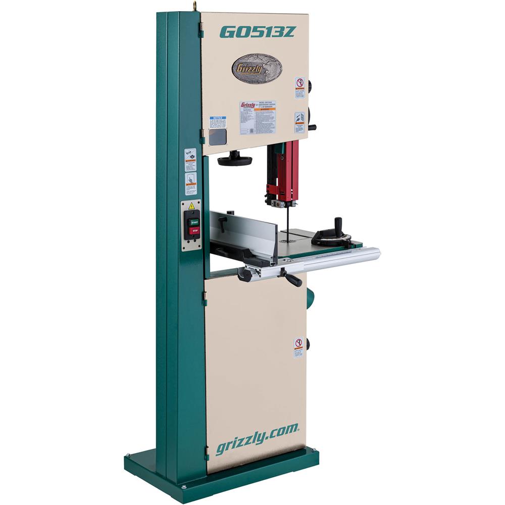 Grizzly G0513Z - 17" 2 HP Bandsaw w/ Resaw Fence & Bar