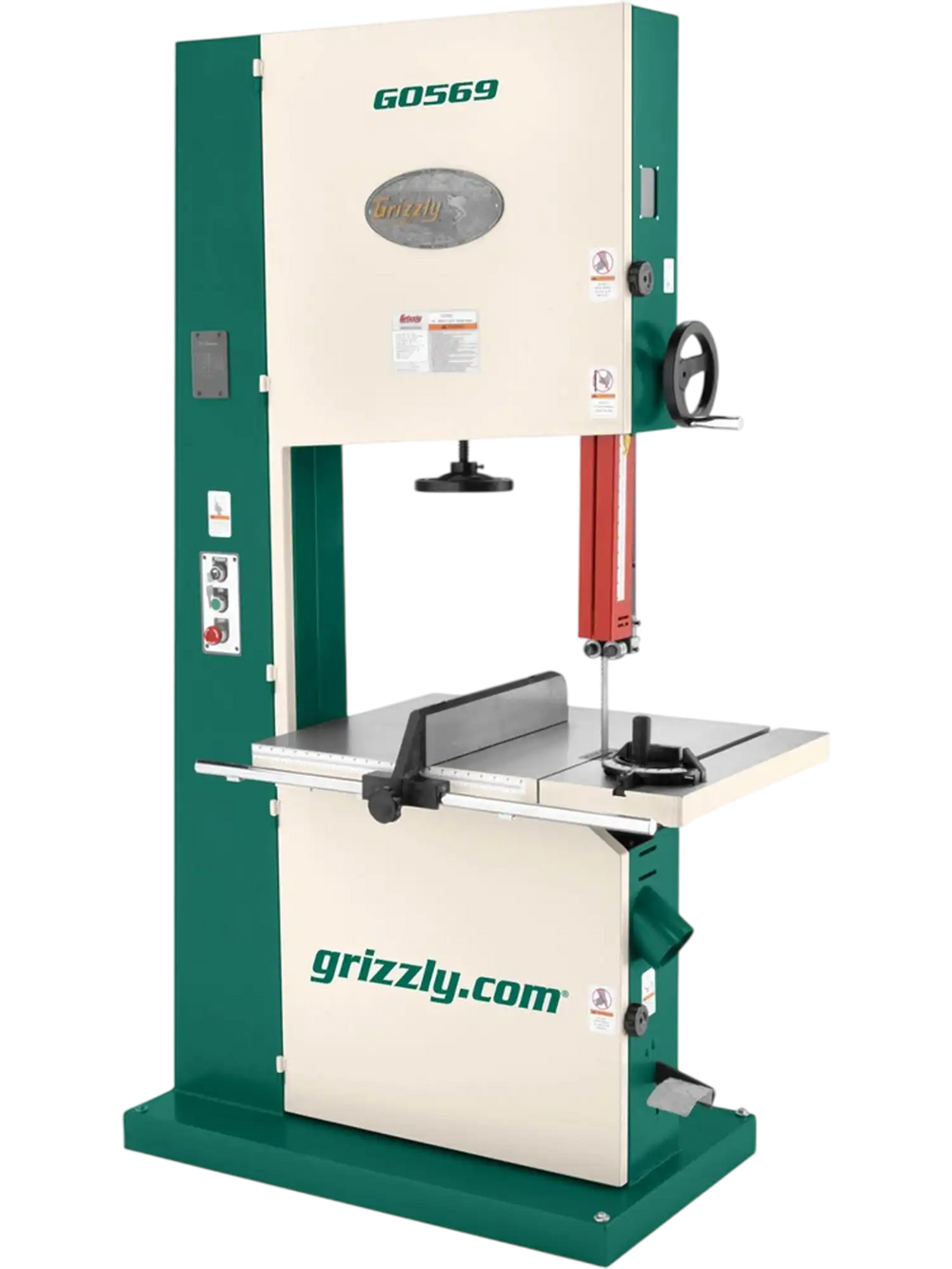 Grizzly G0569 - 24" 7-1/2 HP 3-Phase Industrial Bandsaw