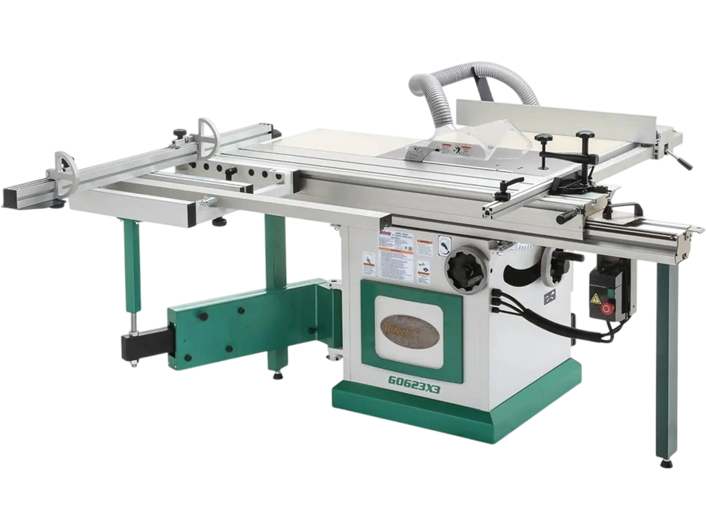 Grizzly G0623X3 - 10" 7-1/2 HP 3-Phase Extreme-Series Sliding Table Saw
