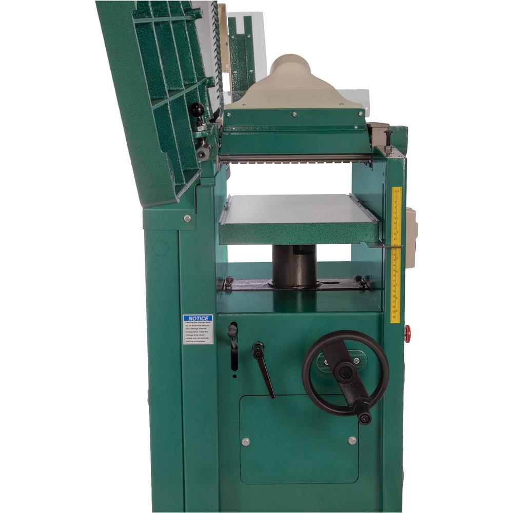 Grizzly G0634X - 12" 5 HP Planer/Jointer with V-Helical Cutterhead