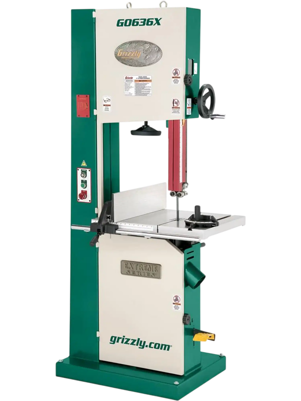 Grizzly G0636X - Ultimate 17" 5 HP Extreme Series Bandsaw