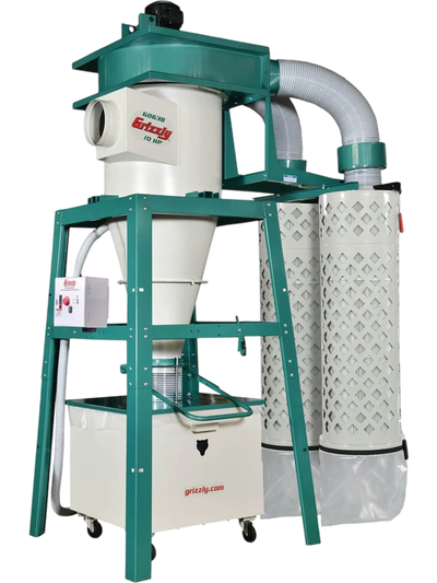 Grizzly G0638 Cyclone Dust Collector 10 HP 3-Phase New