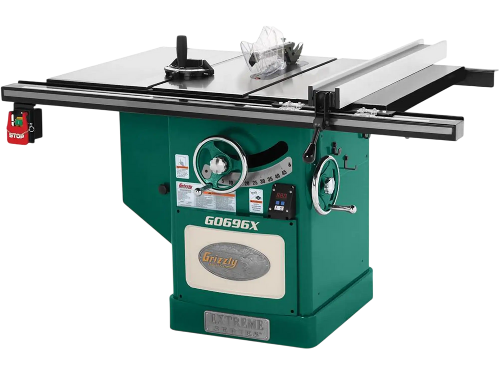 Grizzly G0696X - 12" 5 HP 220V Extreme Series Table Saw