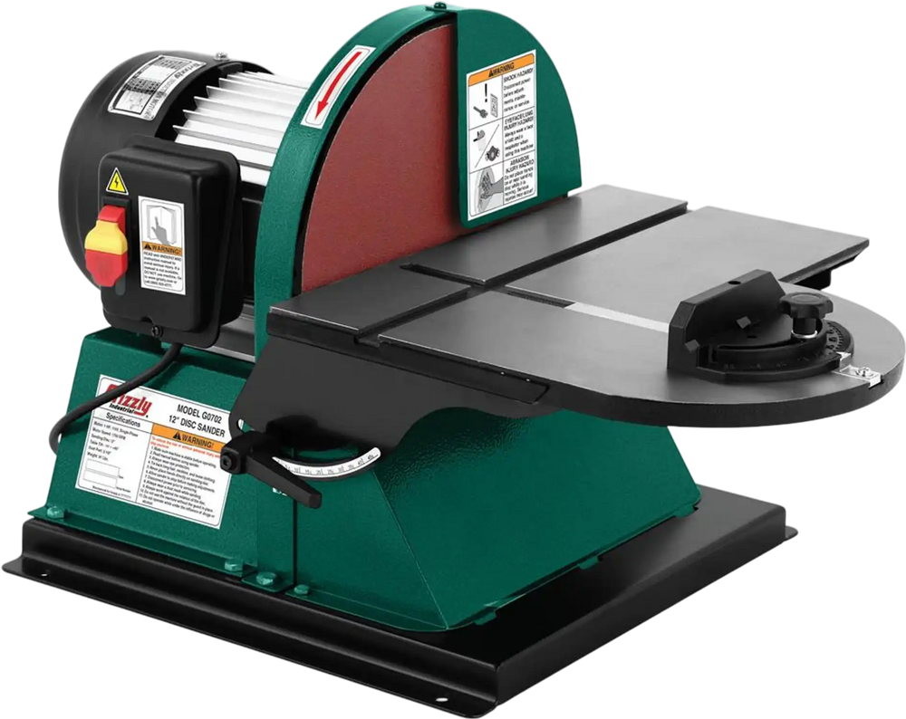 Grizzly G0702 - 12" Disc Sander w/ Brake