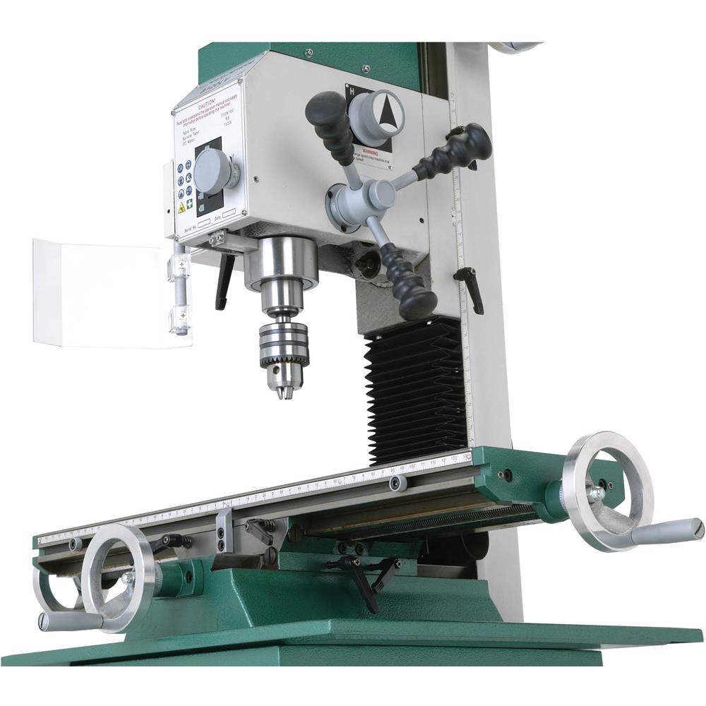 Grizzly G0704 - 7" x 27" 1 HP Mill/Drill with Stand