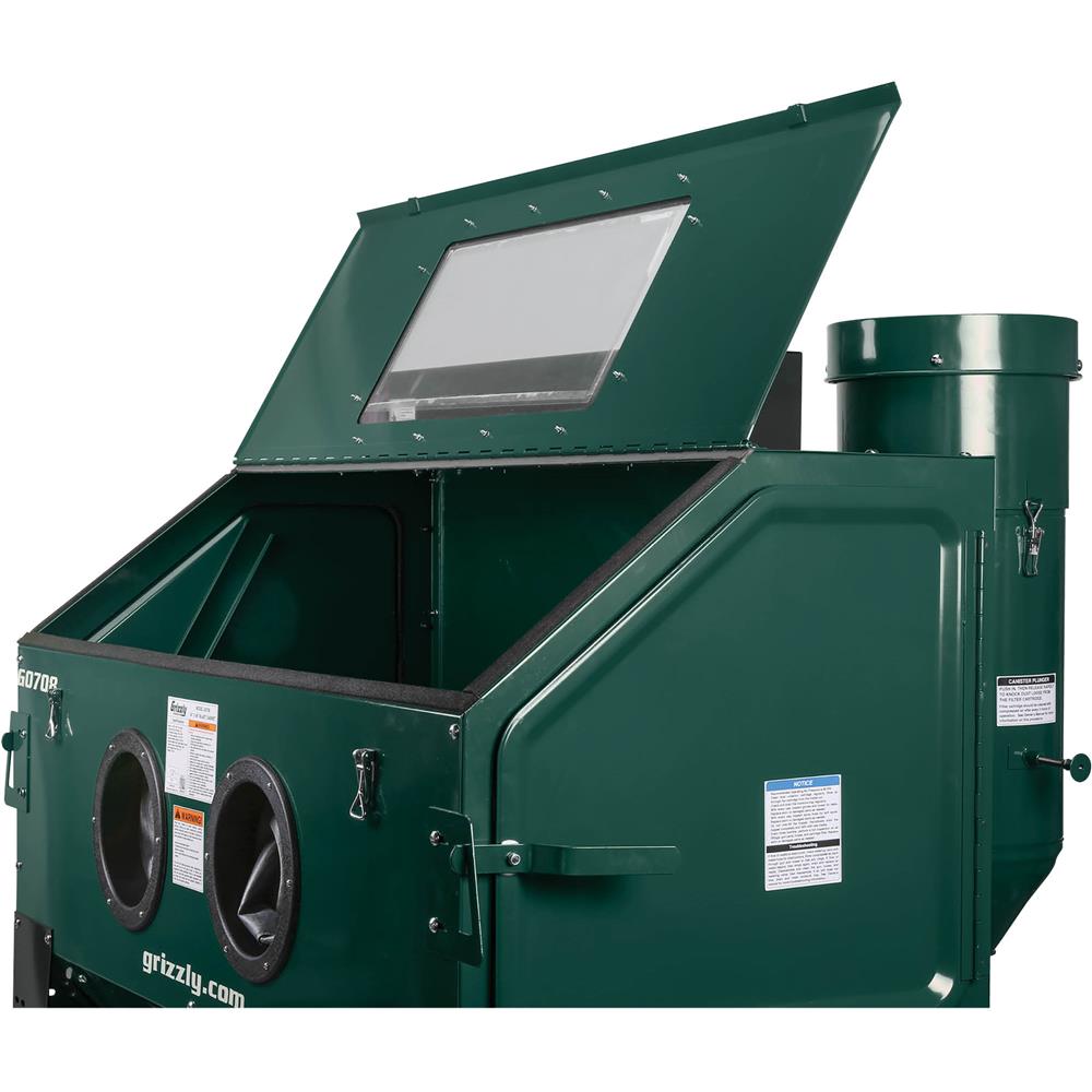 Grizzly G0708 - Professional Sandblasting Cabinet