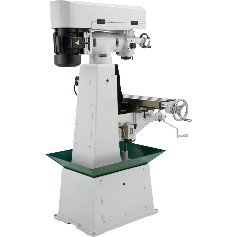 Grizzly G0731 - 8" x 30" 1-1/2 HP Vertical Mill with Power Feed
