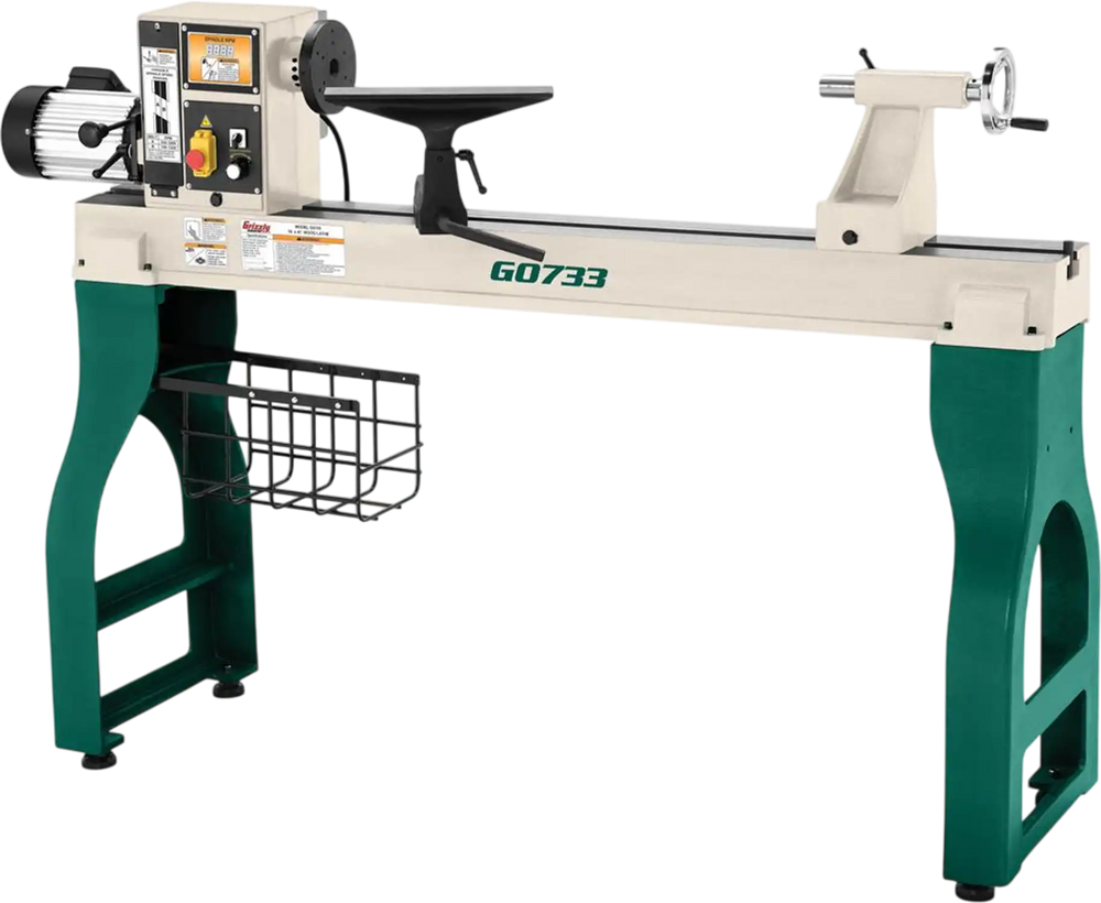 Grizzly G0733 - 18" x 47" Heavy-Duty Wood Lathe
