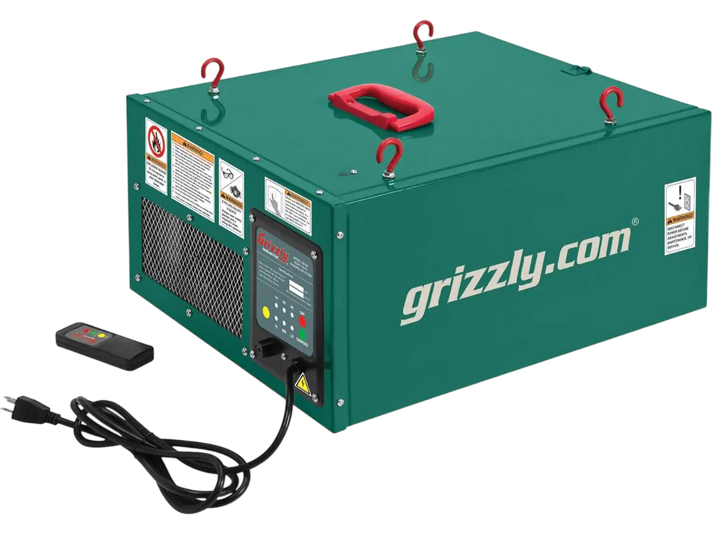 Grizzly G0738 - Hanging Air Filter, 3-Speed