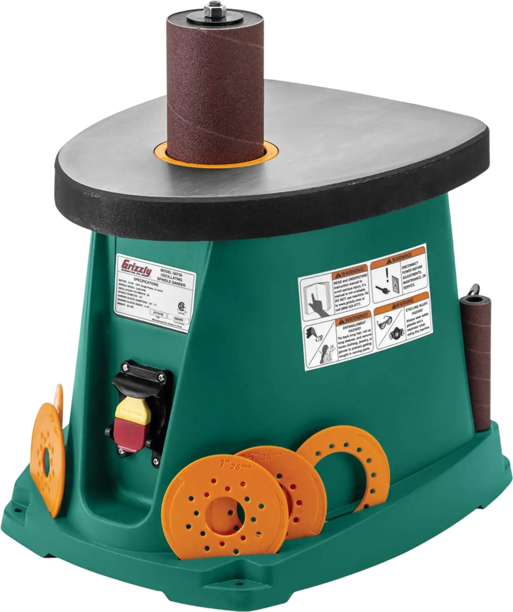 Grizzly G0739 - 1/2 HP Benchtop Oscillating Spindle Sander