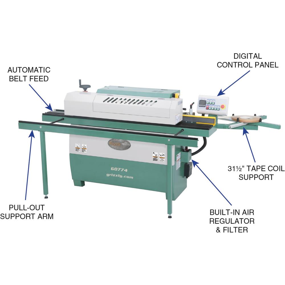 Grizzly G0774 - Automatic Edgebander