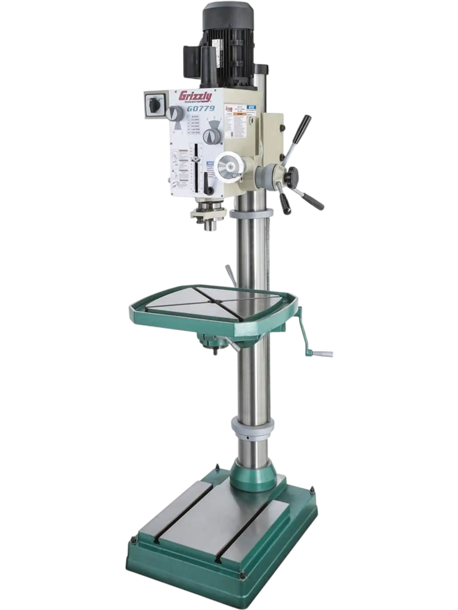 Grizzly G0779 Floor Gearhead Drill Press 23-3/8