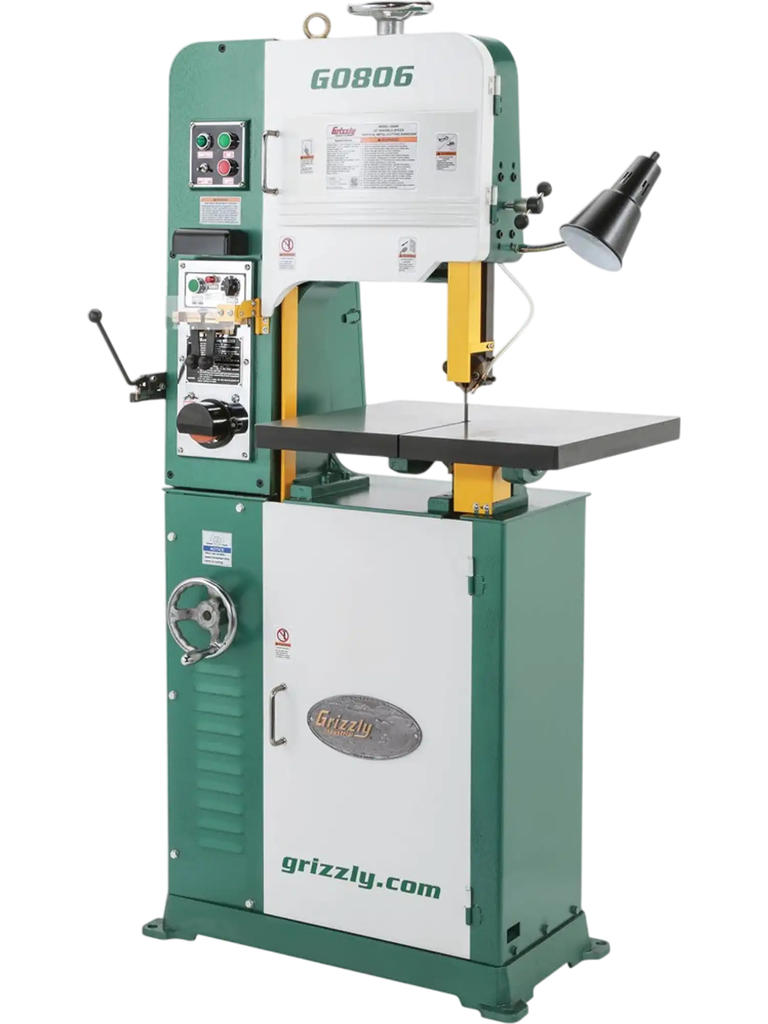 Grizzly G0806 Vertical Metal Bandsaw 14