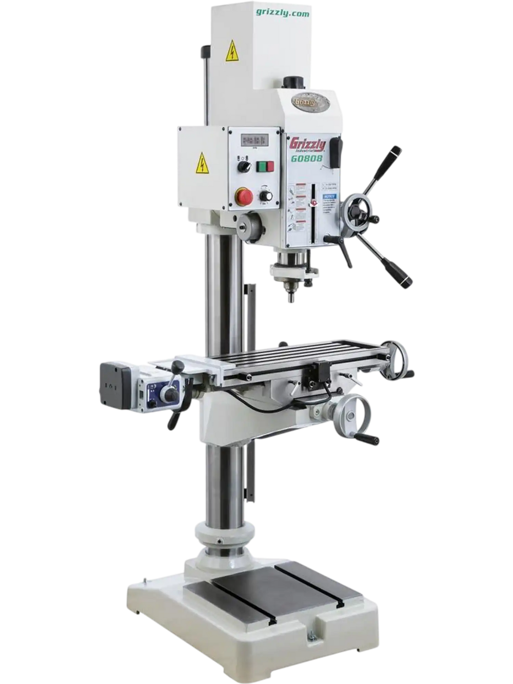 Grizzly G0808 - 20-3/4" Gearhead Drill Press w/ Cross-Slide Table