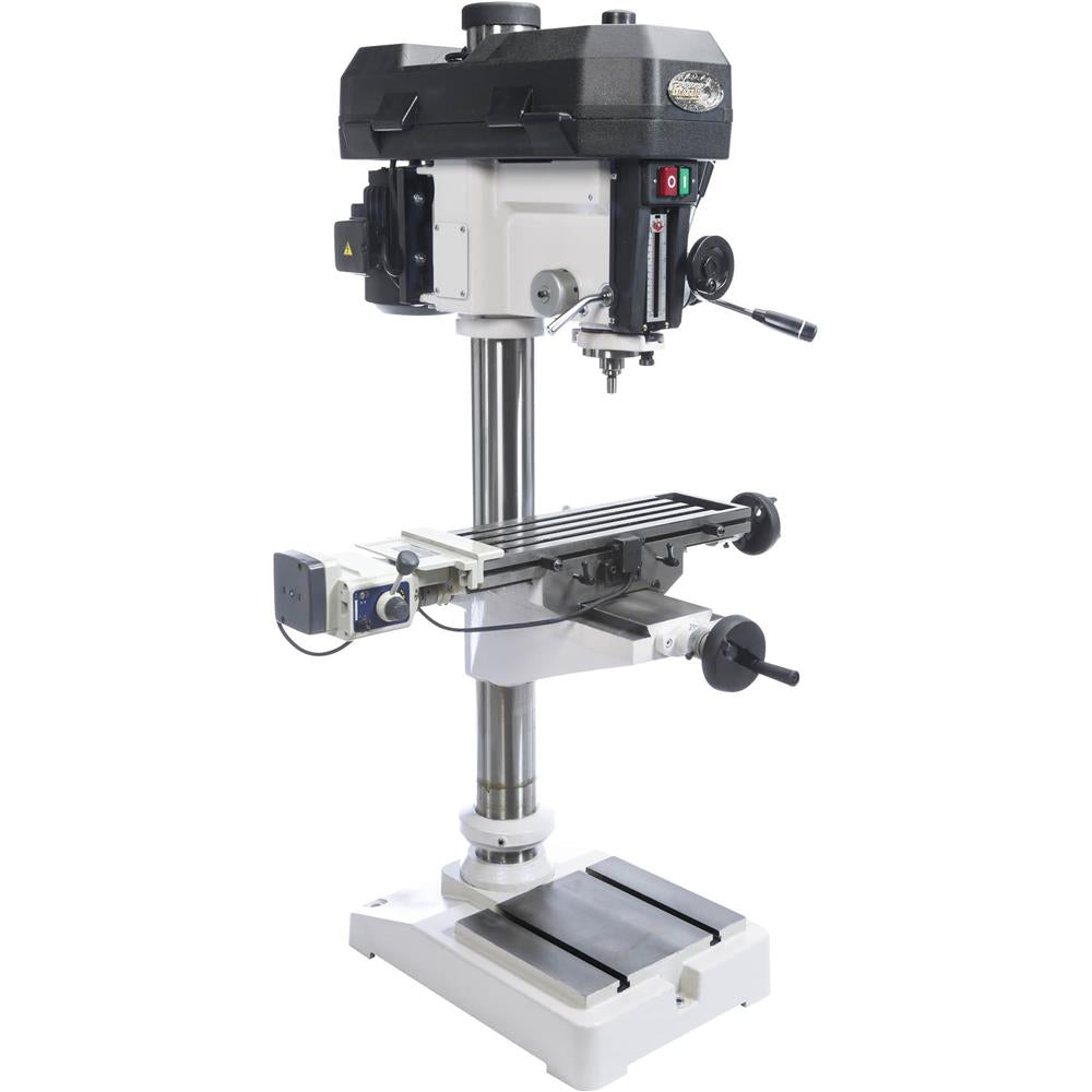 Grizzly G0810 - 16" Drill Press w/ Cross-Slide Table & Power Feed