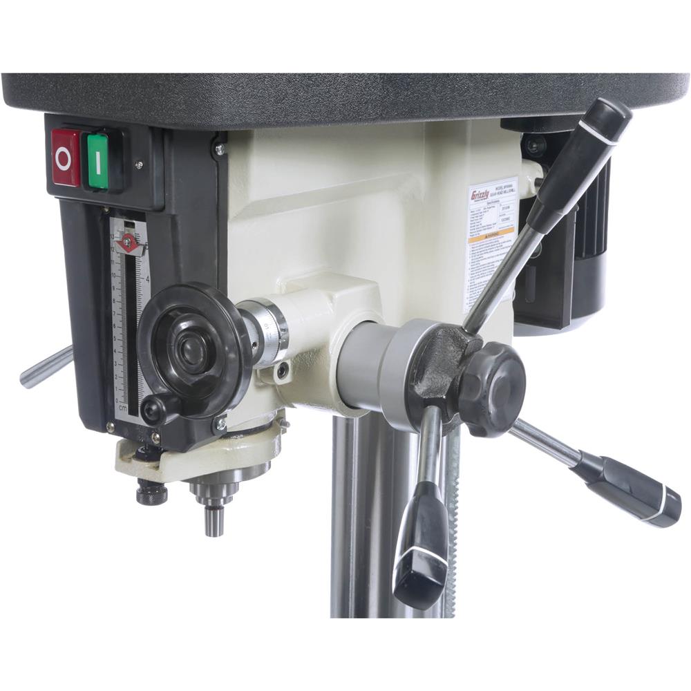 Grizzly G0810 - 16" Drill Press w/ Cross-Slide Table & Power Feed