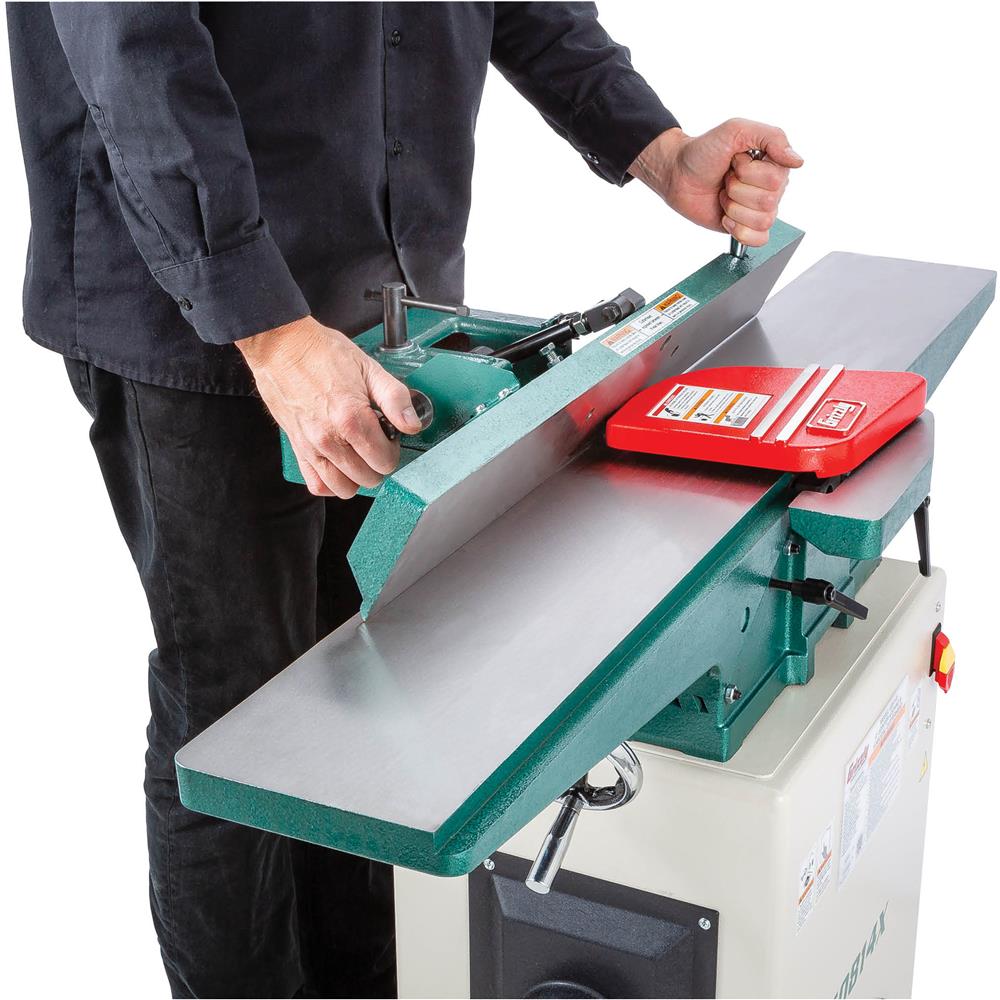 Grizzly G0814X - 6" Jointer with V-Helical Cutterhead