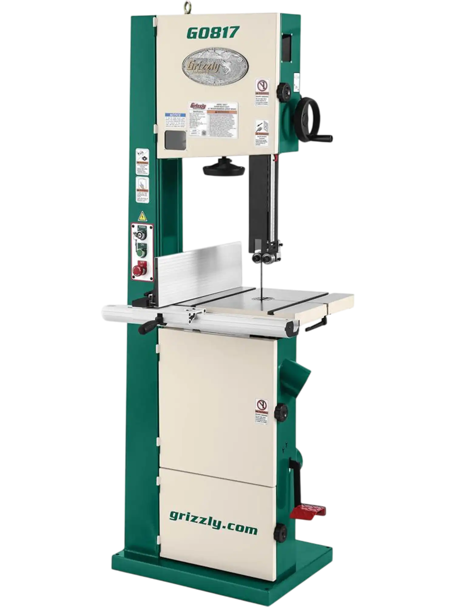 Grizzly G0817 Vertical Wood Bandsaw 14