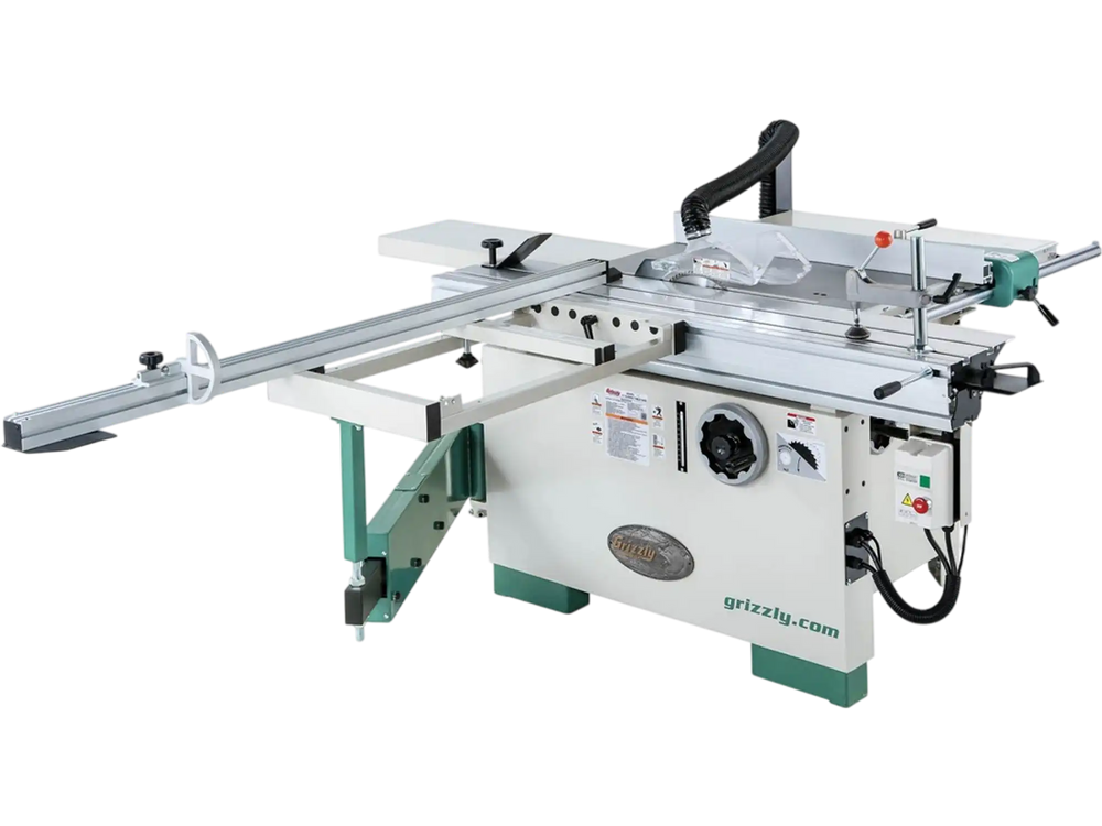 Grizzly G0820 - 12" 7-1/2 HP 3-Phase Compact Sliding Table Saw