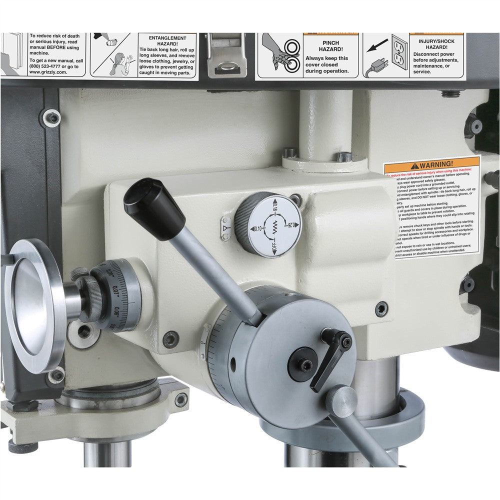 Grizzly G0823 - 15" Drill Press w/ Auto Downfeed